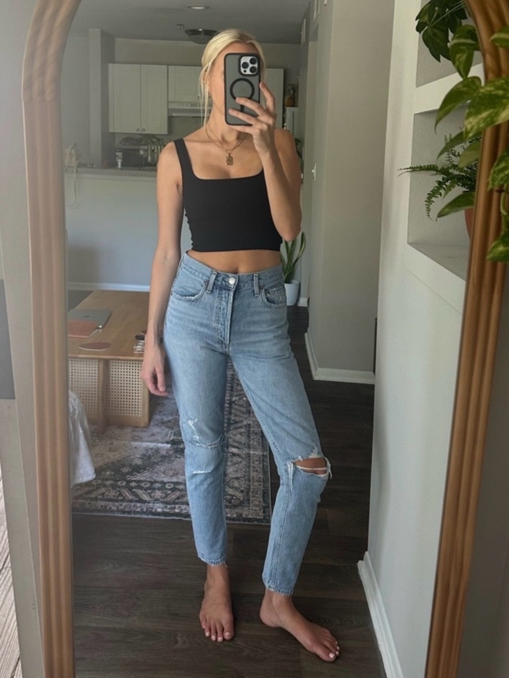 AGOLDE • Jamie High-Rise Jeans in Shakedown